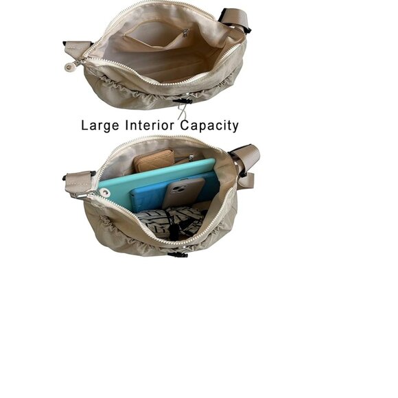 Last Chance! Crescent Bag Nylon Crossbody Bags for Women ORANGE - Picture 5 of 5